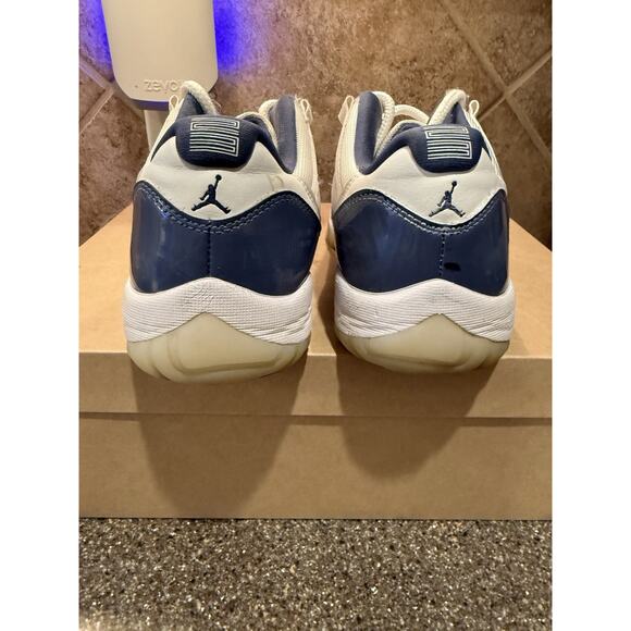 Size 10 Nike Air Jordan 11 Retro Low Diffused Blue FV5104-104 Replacement Box